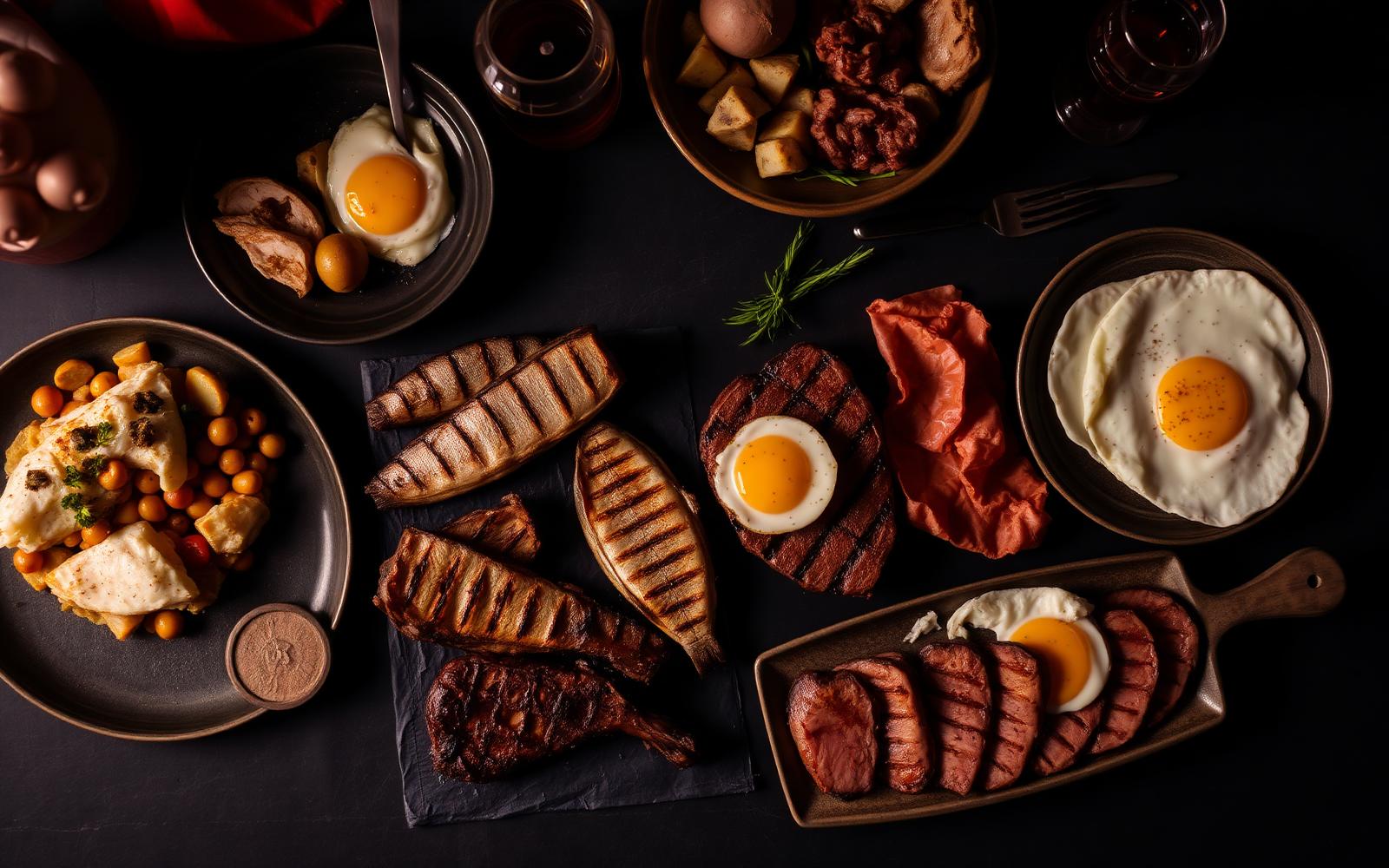 Portuguese lunch spread at Karma Restaurant