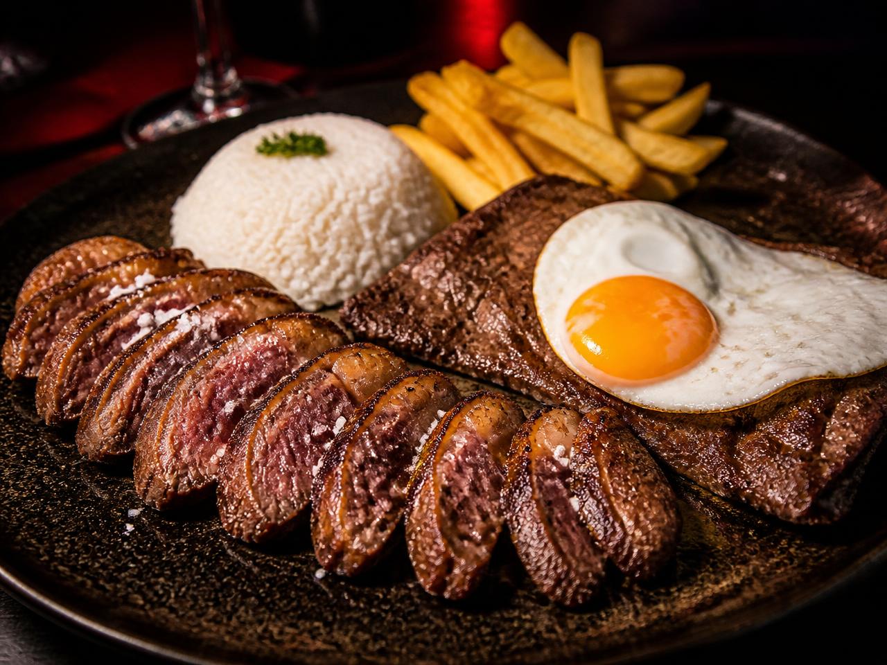 Bacalhau à brás, bitoque and picanha at Karma Restaurant