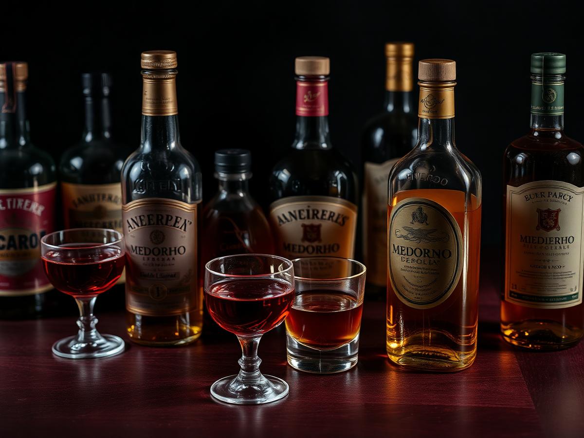 Liqueurs and aperitifs at Karma Restaurant