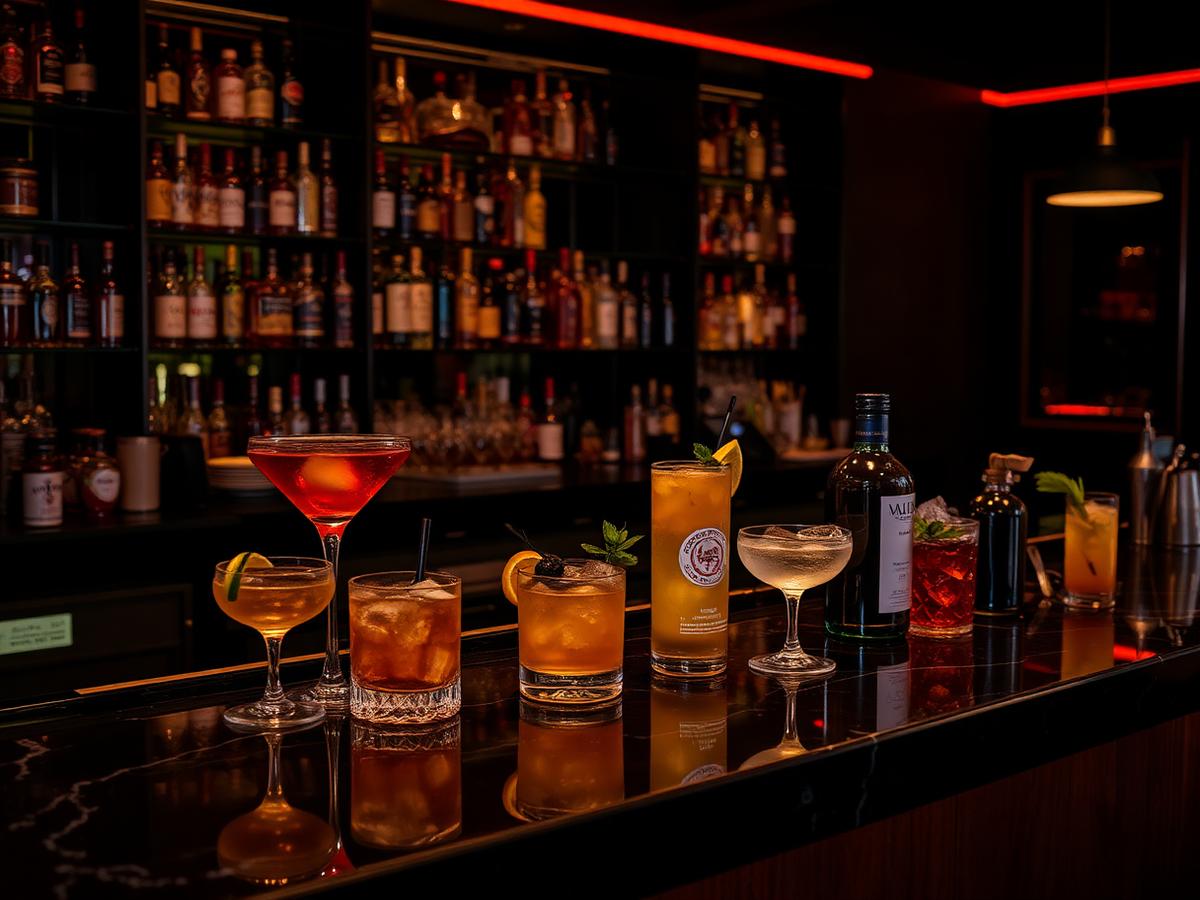 Drinks & Cocktails dishes at Karma Restaurant