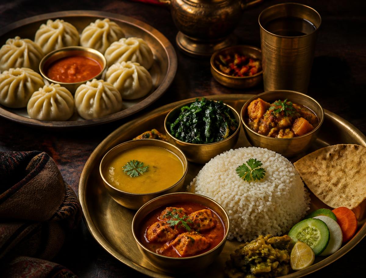Nepalese dishes at Karma Restaurant