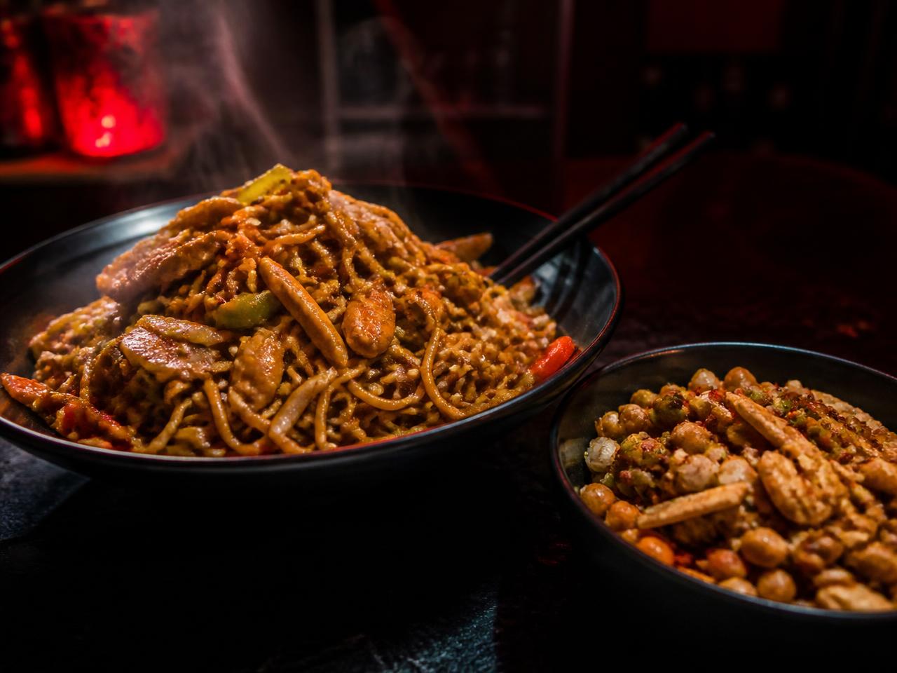 Nepali starters, chatpate and pakauda at Karma Restaurant